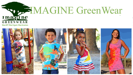 eshop at Imagine Green Wear's web store for Made in America products